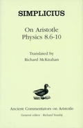 Cover: On Aristotle "Physics 8.6-10" - Bristol Classical Press