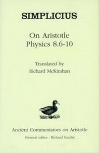 Enlarge image Cover: On Aristotle "Physics 8.6-10" - Bristol Classical Press