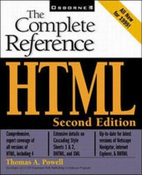 Enlarge image Cover: HTML - Osborne/McGraw-Hill