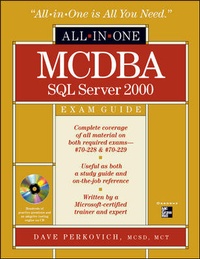 Abbildung von: MCDBA SQL Server 2000 All-in-One Exam Guide (Book/CD Set) - McGraw-Hill Professional