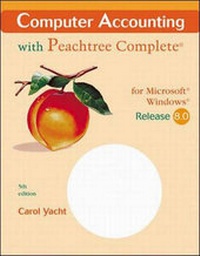 Abbildung von: Computer Accounting with Peachtree Complete Release 8.0 - Irwin Professional Publishing