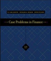 Enlarge image Cover: Case Problems in Finance + Excel templates CD-ROM - McGraw-Hill Professional