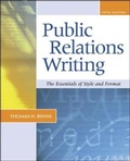 Cover: Public Relations Writing: The Essentials of Style and Format with Online Learning Center - McGraw-Hill Professional