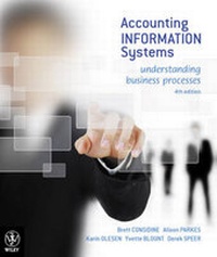 Enlarge image Cover: Accounting Information Systems Understanding Business Processes 4E - Wiley