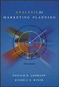 Cover: Analysis for Marketing Planning - McGraw-Hill Publishing Co.