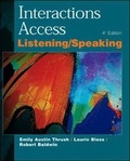 Cover: Interactions Access - Listening and Speaking - McGraw Hill Higher Education