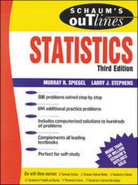Enlarge image Cover: Schaum's Outline of Statistics - McGraw-Hill Education (ISE Editions)