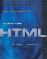 Enlarge image Cover: Even More Excellent HTML with Reference Guide - McGraw-Hill Publishing Co.