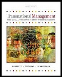 Enlarge image Cover: Transnational Management: Text and Cases - McGraw Hill Higher Education