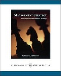 Enlarge image Cover: Management Strategy: Achieving Sustained Competitive Advantage - McGraw-Hill Education (ISE Editions)