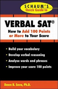 Enlarge image Cover: Schaum's Quick Guide to the SAT - McGraw-Hill Professional