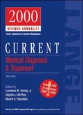 Cover: Current Medical Diagnosis and Treatment 2000 - Appleton & Lange
