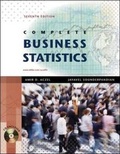 Cover: Complete Business Statistics - McGraw Hill Higher Education