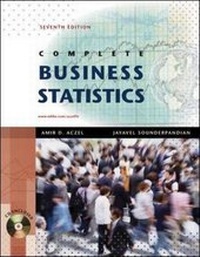 Enlarge image Cover: Complete Business Statistics - McGraw Hill Higher Education