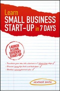 Cover: Learn Small Business Startup in 7 Days - Wrightbooks