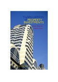 Cover: The Valuation of Property Investments - Estates Gazette Ltd