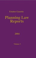 Cover: PLR 2004 - Estates Gazette Ltd