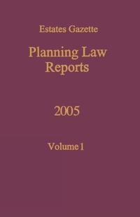 Enlarge image Cover: PLR 2005 - Estates Gazette Ltd