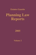 Cover: PLR 2005 - Estates Gazette Ltd
