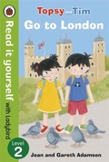 Cover: Topsy and Tim: Go to London - Read it yourself with Ladybird - Ladybird