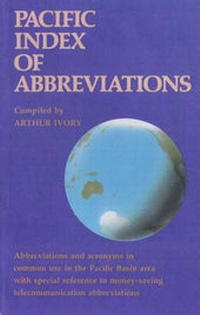 Abbildung von: Pacific Index of Abbreviations - Pacific Index of Abbreviations