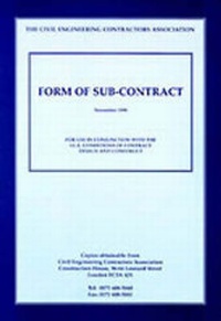 Abbildung von: CECA Form of Sub-Contract for design and construct - Thomas Telford Ltd