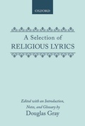 Cover: A Selection of Religious Lyrics - Oxford University Press
