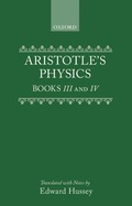 Cover: Aristotle's Physics Books III and IV - Oxford University Press