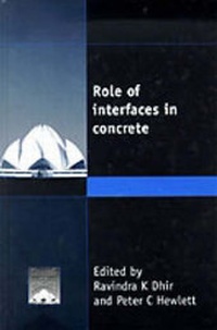 Enlarge image Cover: Role of Interfaces in Concrete - Thomas Telford Ltd