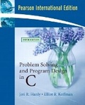 Cover: Problem Solving and Program Design in C - Pearson