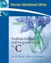 Abbildung von: Problem Solving and Program Design in C - Pearson