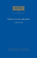 Cover: Voltaire on War and Peace 1976 - Voltaire Foundation