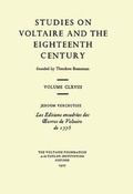 Cover: Les Editions encadrees des oeuvres de Voltaire de 1775 1977 - Voltaire Foundation