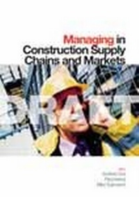 Abbildung von: Managing in Construction Supply Chains and Markets - Institution of Civil Engineers