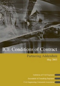 Enlarge image Cover: ICE Conditions of Contract Partnering Addendum - Thomas Telford Ltd