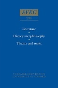 Cover: Miscellany / Melanges - Voltaire Foundation