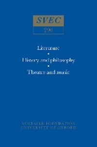 Enlarge image Cover: Miscellany / Melanges - Voltaire Foundation