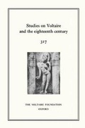 Cover: Miscellany / Melanges - Voltaire Foundation
