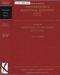 Cover: Comprehensive Analytical Chemistry: Methods of Organic Analysis v. 15 - Elsevier