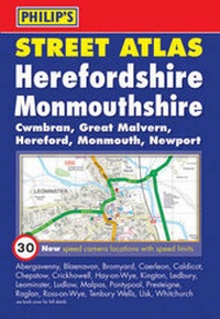Abbildung von: Philip's Street Atlas Herefordshire and Monmouthshire - Philip's
