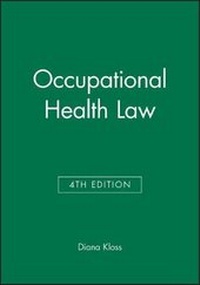 Enlarge image Cover: Occupational Health Law - Wiley