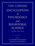 Cover: The Corsini Encyclopedia of Psychology and Behavioral Science: Vol. 1 - Wiley