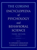 Cover: The Corsini Encyclopedia of Psychology and Behavioral Science: v.2 - Wiley