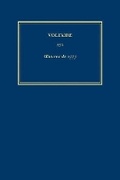 Cover: OEuvres completes de Voltaire (Complete Works of Voltaire) 75A - Voltaire Foundation