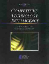 Enlarge image Cover: Competitive Technology Intelligence - Wiley