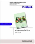 Cover: Management by Menu: Student Workbook - Wiley
