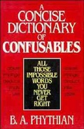Cover: A Concise Dictionary of Confusables - Wiley