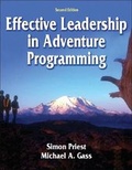 Cover: Effective Leadership in Adventure Programming - 2nd Edition - Human Kinetics Publishers