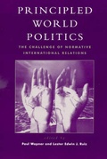 Cover: Principled World Politics - Rowman & Littlefield Publishers