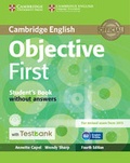 Cover: Objective First Student's Book without Answers with CD-ROM with Testbank - Cambridge University Press